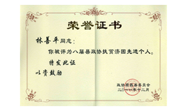 盡心盡力謀發(fā)展 盡職盡責(zé)為和諧--記縣政協(xié)常委、虹潤公司董事長林善平